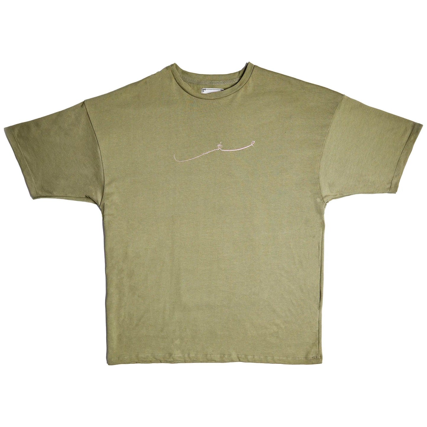 “LOST IN THOUGHTS” APPLE GREEN T-SHIRT - SIFAR