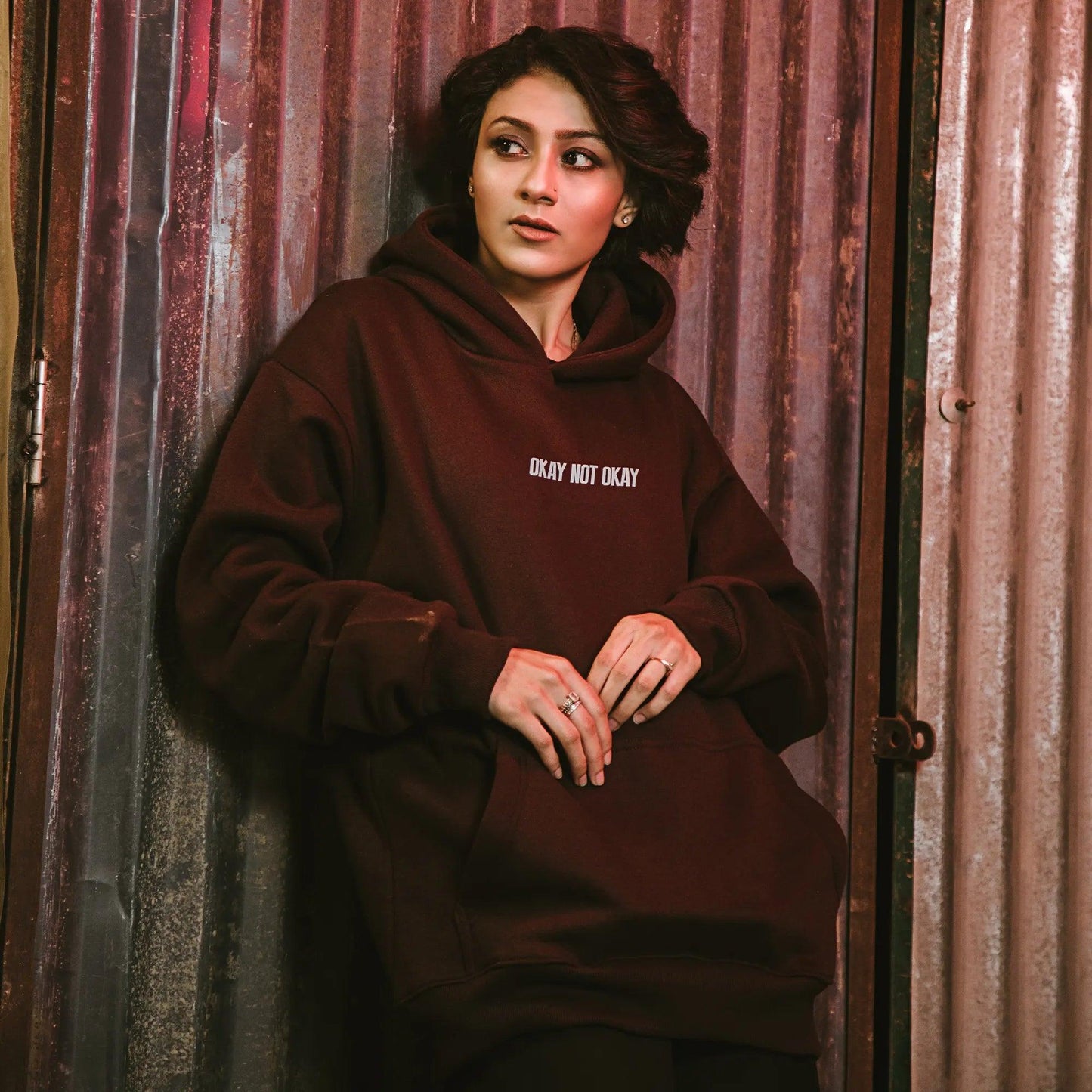 Dark Brown Hoodie - SIFAR