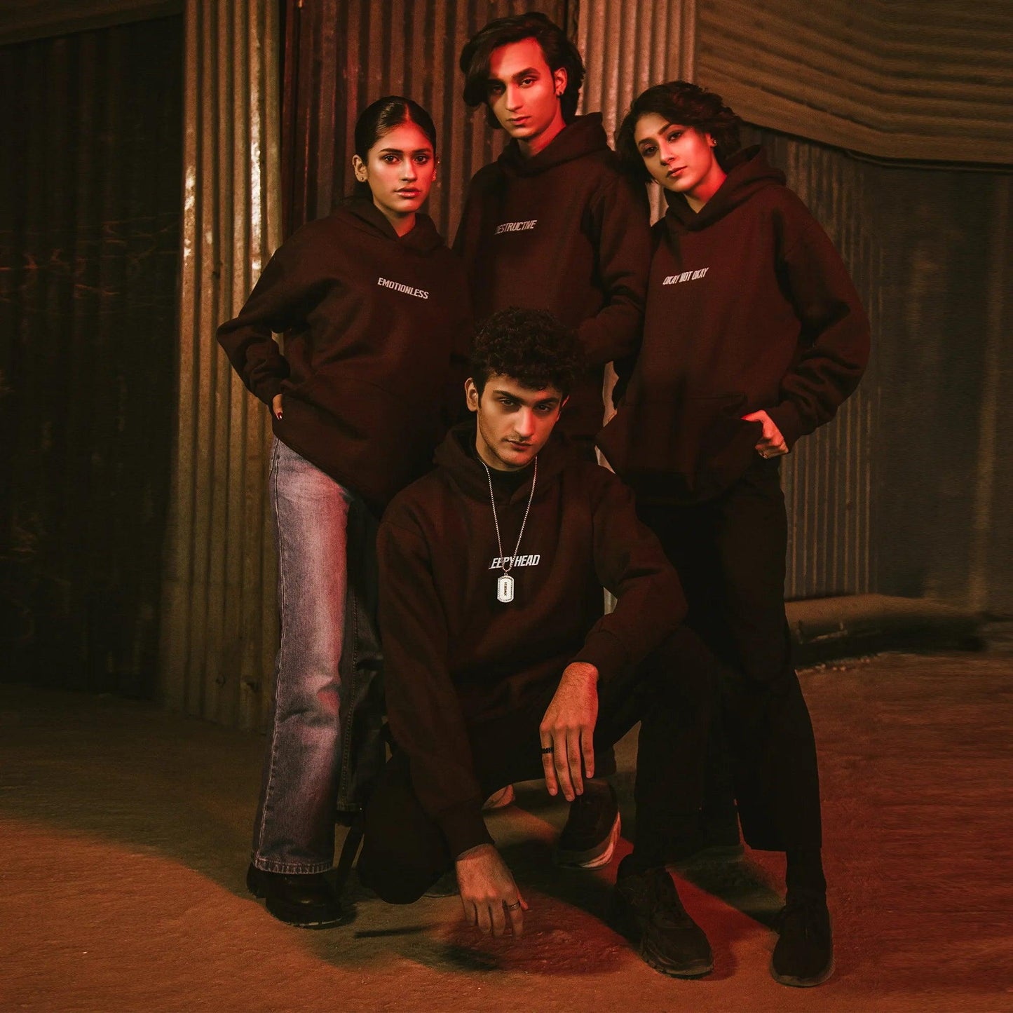 Dark Brown Hoodie - SIFAR