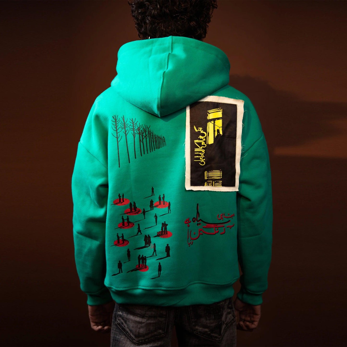 “SIYAH” Caribbean Green Hoodie - SIFAR