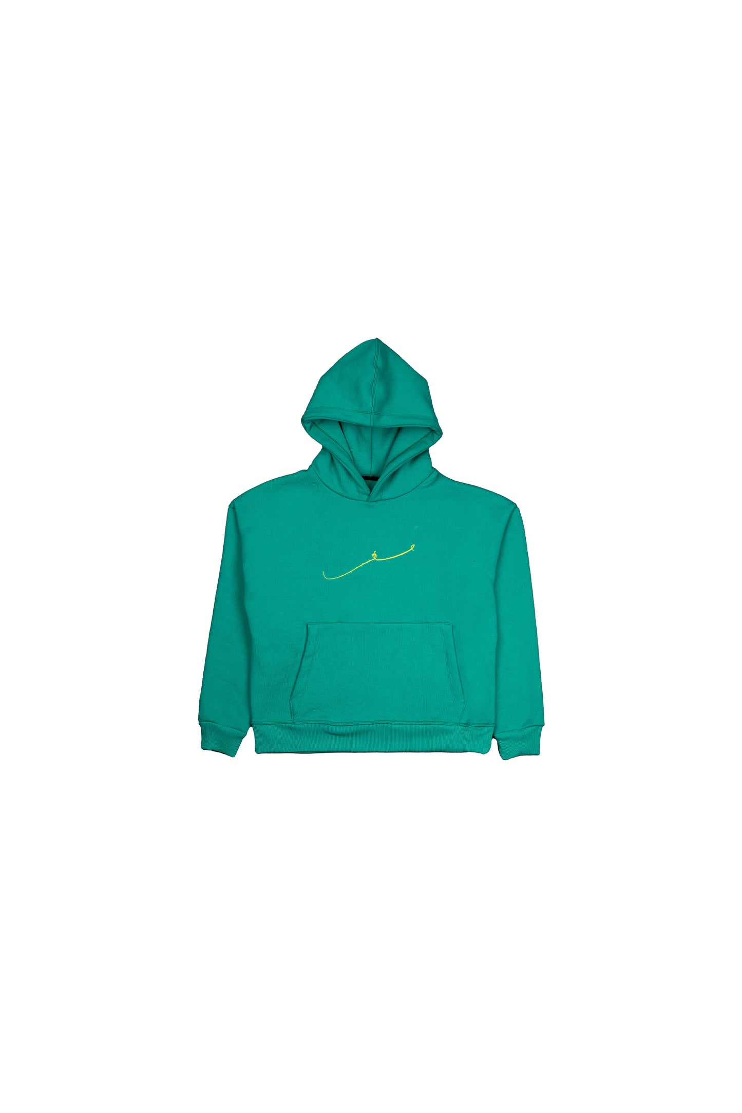 “SIYAH” CARIBBEAN GREEN HOODIE