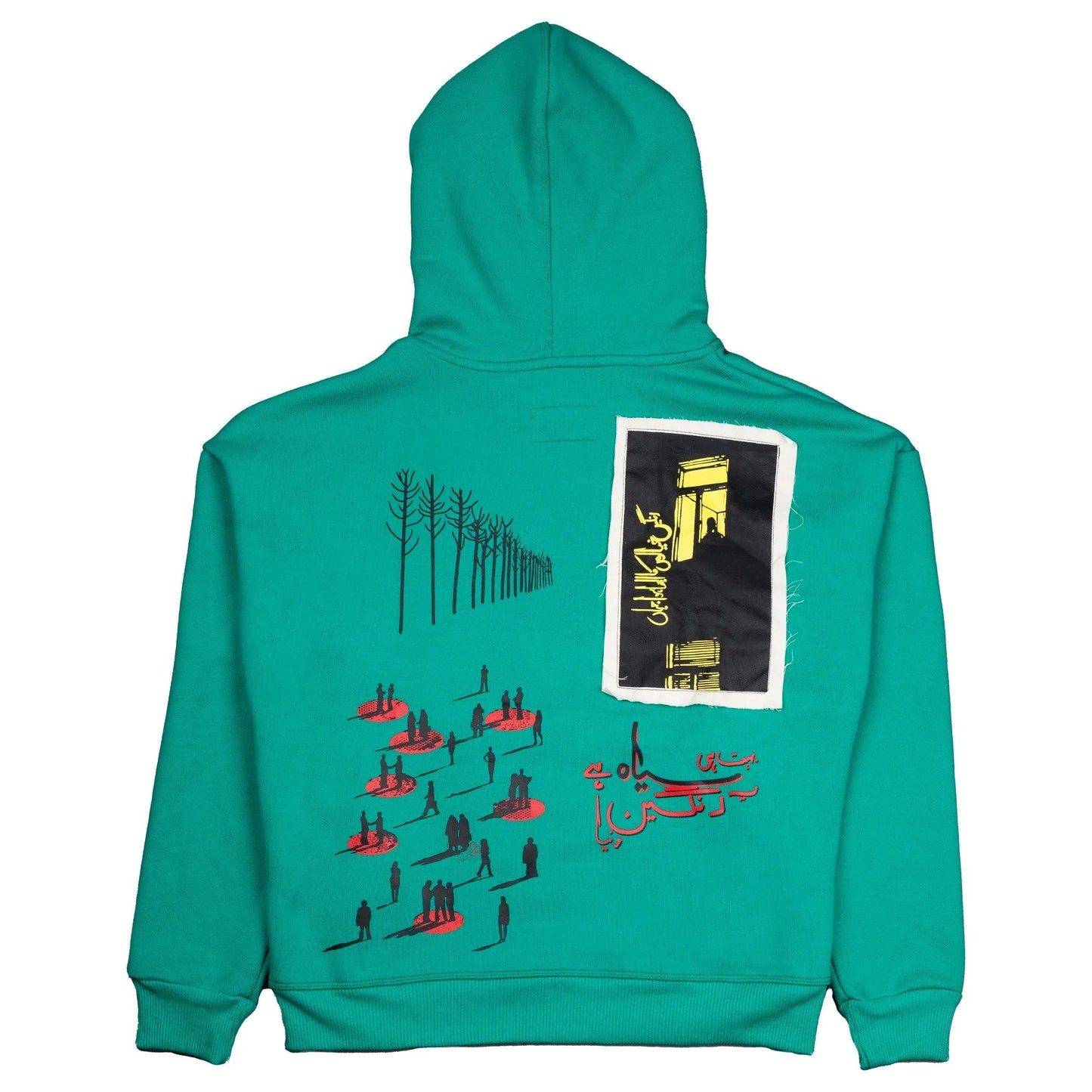 “SIYAH” Caribbean Green Hoodie - SIFAR