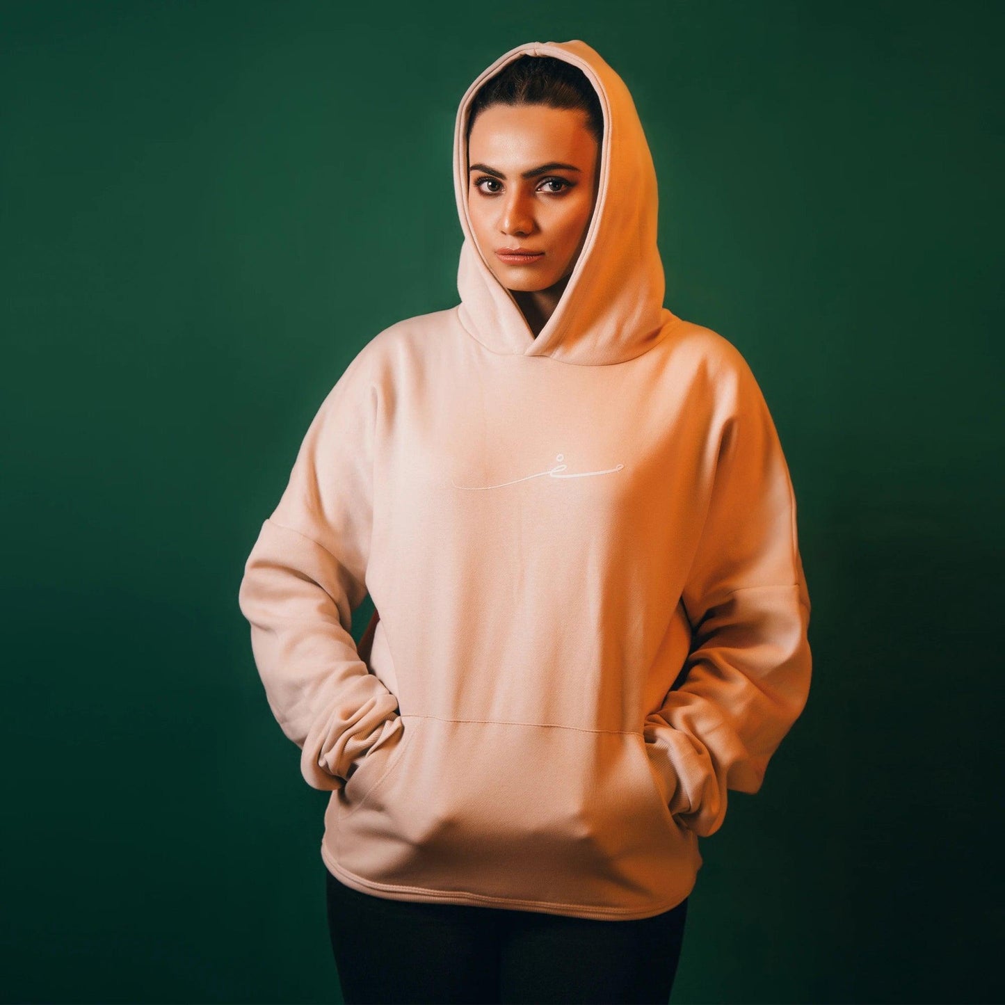“Ankhien Sambhalna” Oat Milk Hoodie - SIFAR