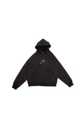 BLACK RAGLAN HOODIE