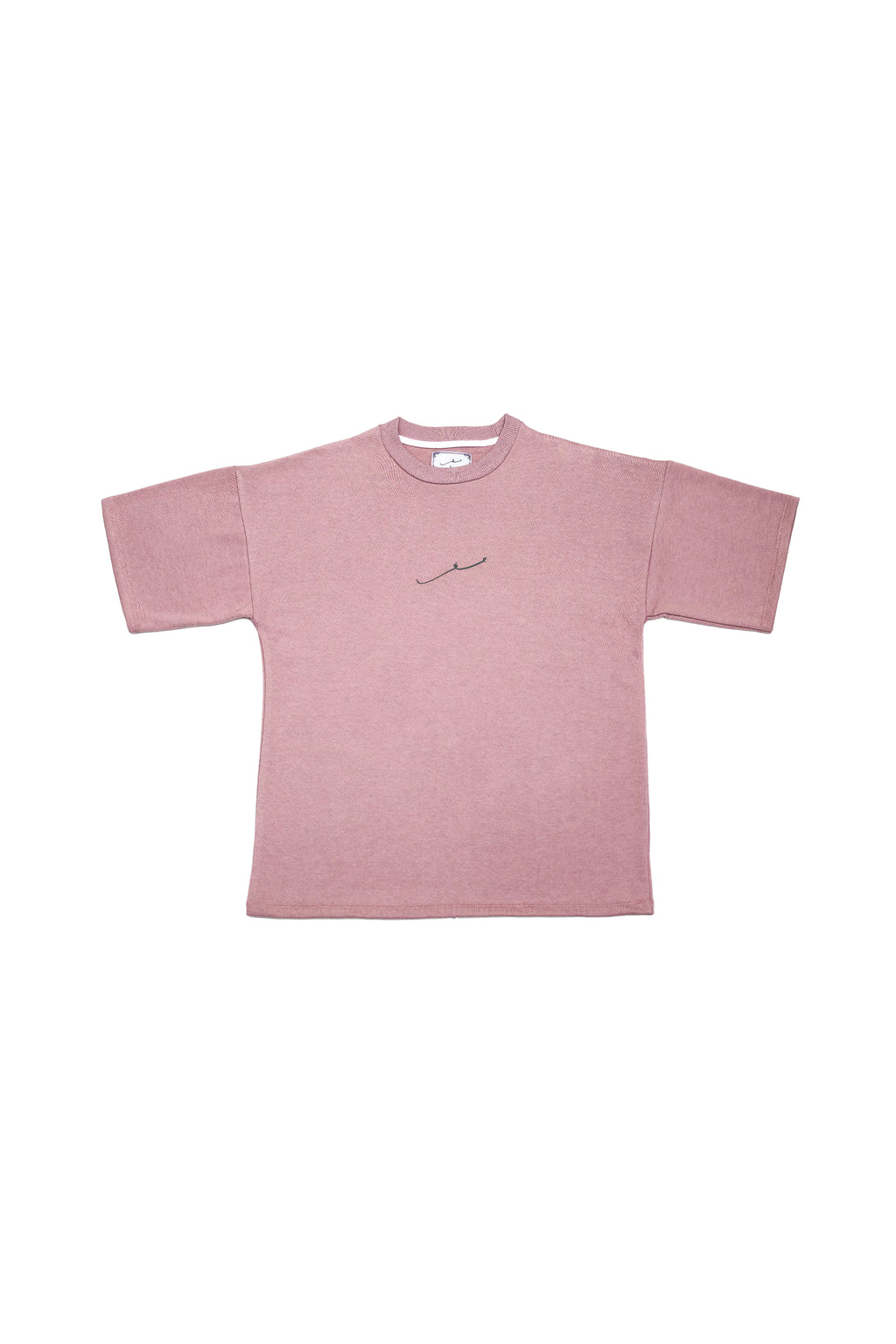 BASIC TYPOGRAPHY PEARL PINK T-SHIRT