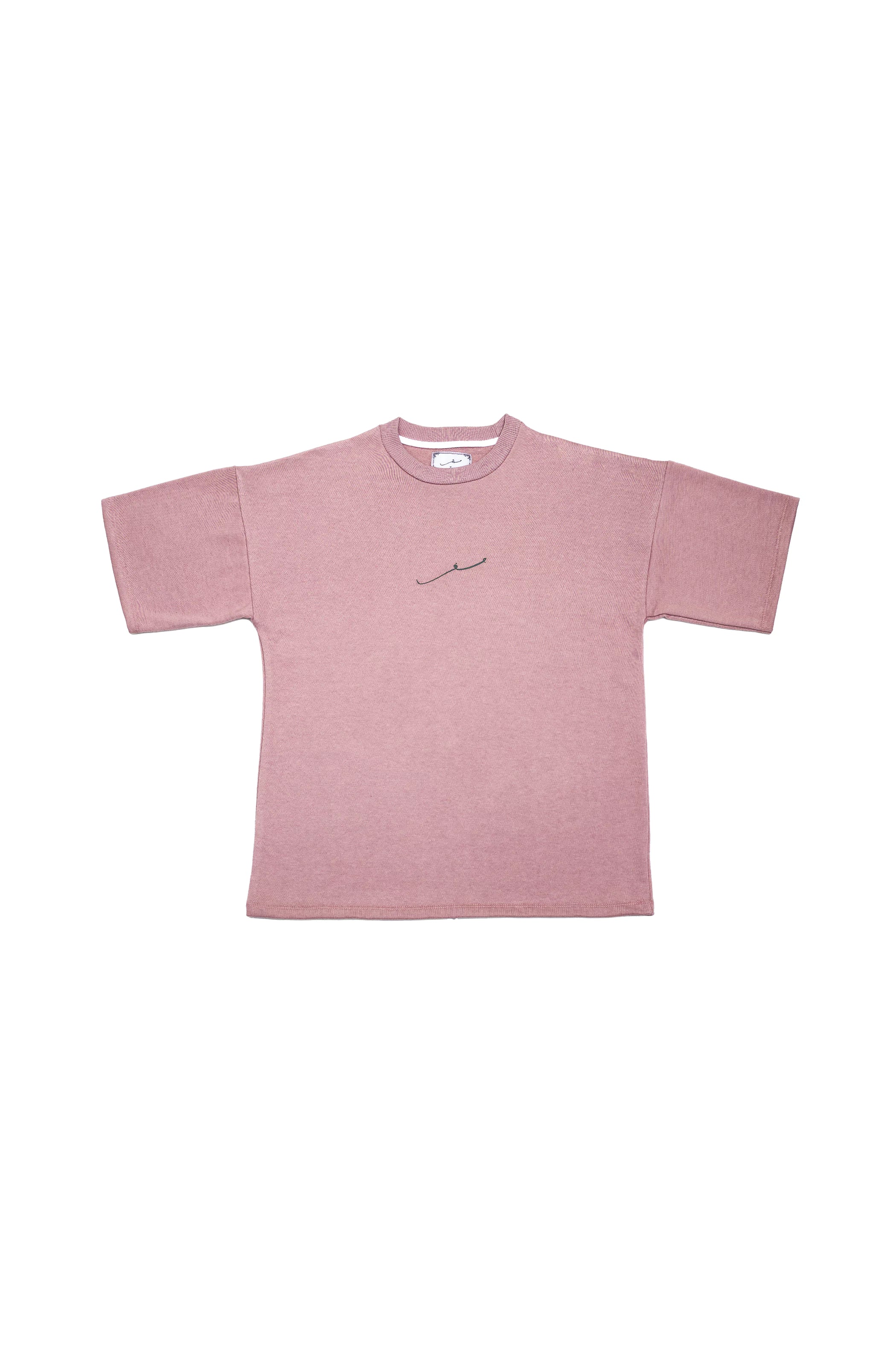BASIC TYPOGRAPHY PEARL PINK T-SHIRT