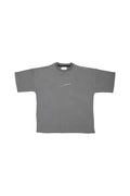 BASIC TYPOGRAPHY GREY T-SHIRT