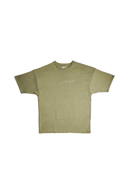 “LOST IN THOUGHTS” APPLE GREEN T-SHIRT
