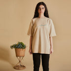 “NAH JAWAB DE NAH SAWAL KAR” BEIGE T-SHIRT - SIFAR