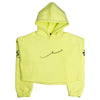 “MUSKRAO” Lime Yellow Cropped Hoodie