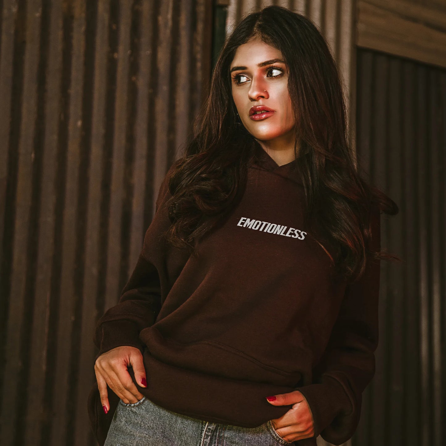 Dark Brown Hoodie