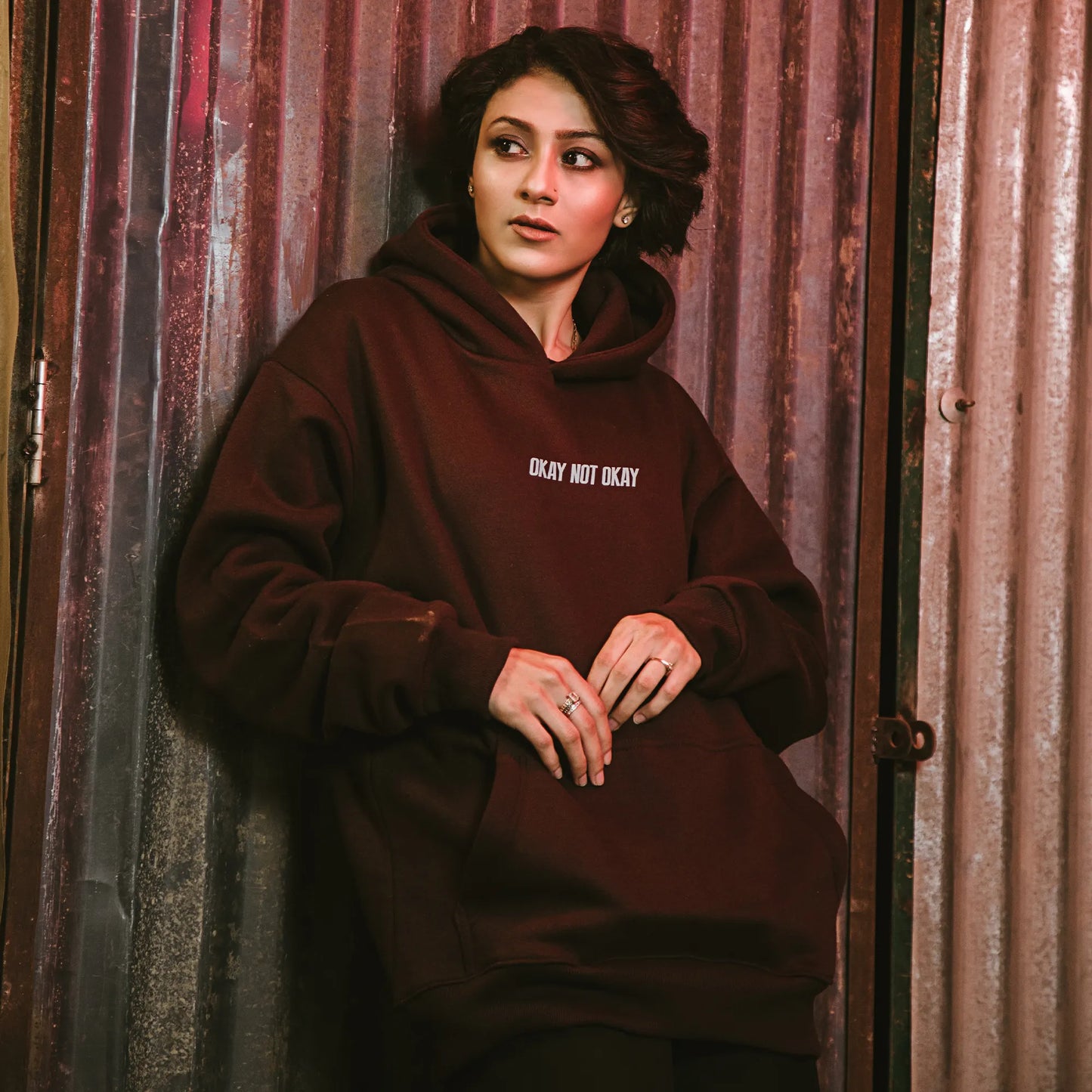 Dark Brown Hoodie