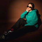 “SIYAH” Caribbean Green Hoodie - SIFAR