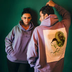 “Mai Duniya sy Alag” Lavender Hoodie - SIFAR