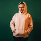 “Ankhien Sambhalna” Oat Milk Hoodie - SIFAR